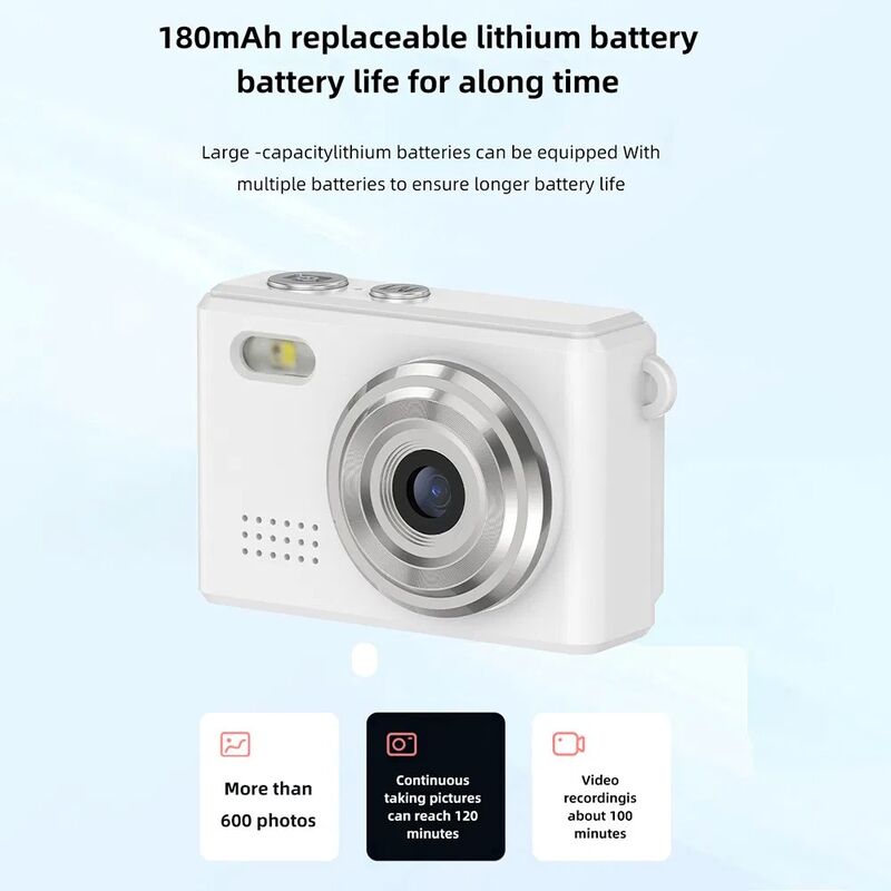DC23 Mini Digital Camera with 0.96-Inch Screen and 1080P HD Video Recorder - Compact Design for Students