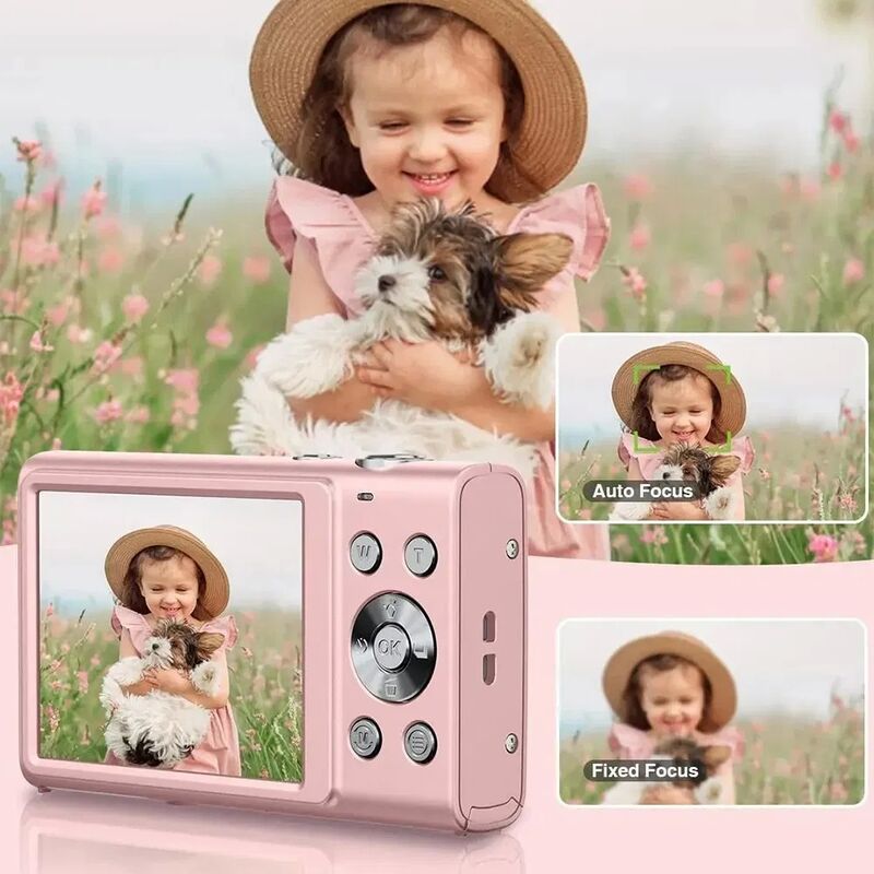 DC402-AF 4K HD Video 48MP Resolution 16X Digital Zoom Vlogging Camera for Kids and Teens