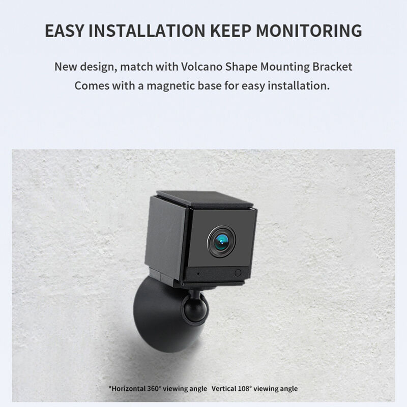 S20 Smart Security Camera with Night Vision 2.4G WiFi and Two-Way Audio for Home Monitoring