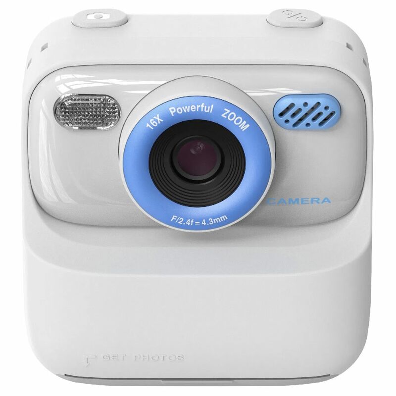 P79 Kids Digital Camera with 1080P HD Dual Lens 2.4-inch IPS Screen and 32G Memory Card Instant Print Fun Game