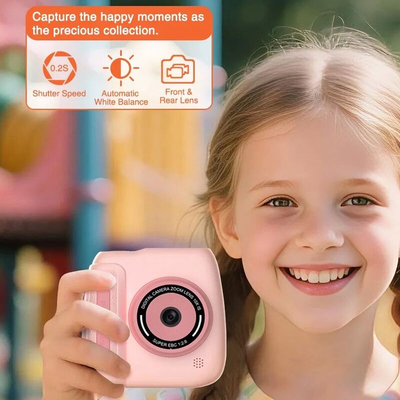 D102 Instant Print Kids Camera with 2.4