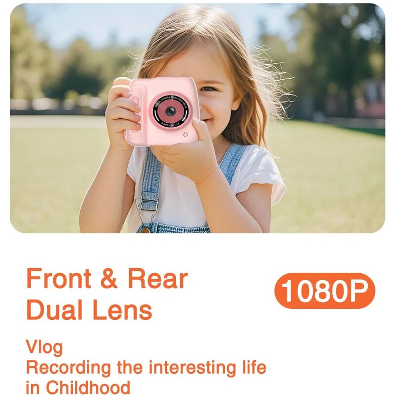 D102 Instant Print Kids Camera with 2.4
