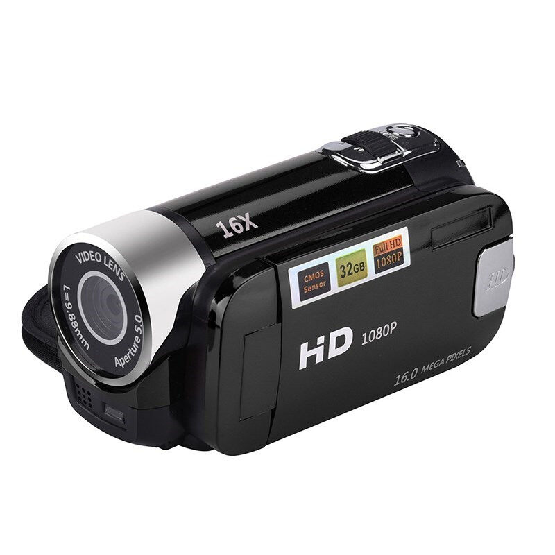 16MP HD Digital Camera with 1080P Video Recording and 16X Zoom for Clear Night Vision and Anti-Shake