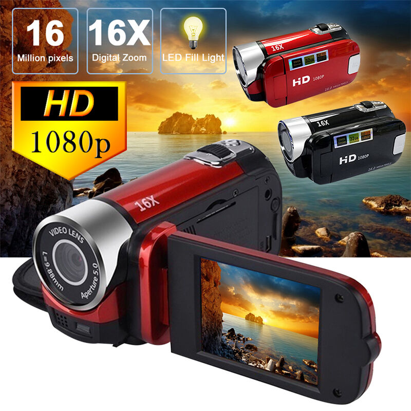 16MP HD Digital Camera with 1080P Video Recording and 16X Zoom for Clear Night Vision and Anti-Shake