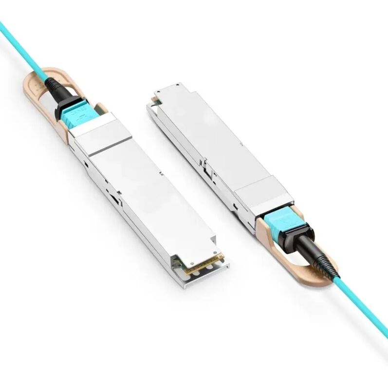 800Gbps Low Insertion Loss Active Optical Cable with 30mm Minimum Bending Radius for High-Speed Data Centers