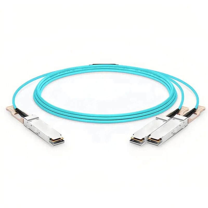 200Gbps QSFP56 Optical Cable with Low Insertion Loss and 30mm Minimum Bend Radius for HDR InfiniBand