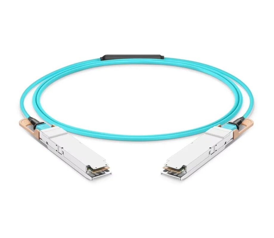 800Gbps Hot-pluggable QSFP-DD800 Active Optical Cable for Data Center and Cloud Networking