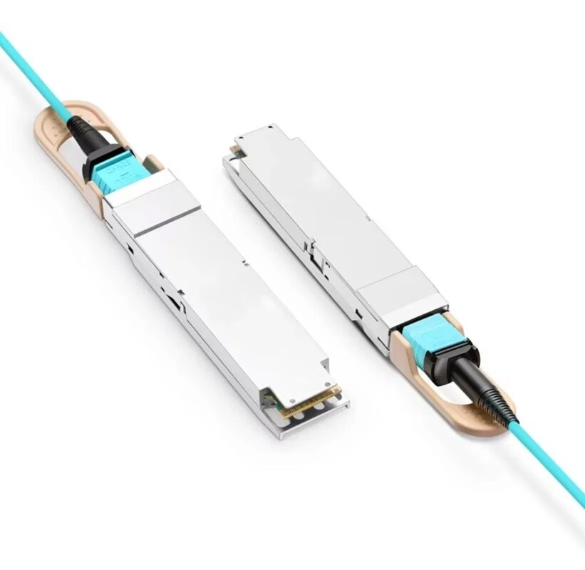 400Gbps QSFP-DD to 2xQSFP56 Active Optical Cable with Low Power Dissipation for Data Centers