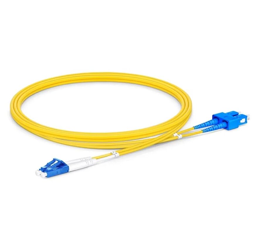 9/125μm Single-Mode Bending Insensitive Fiber Patch Cord with Low Insertion Loss for High-Density Data Centers