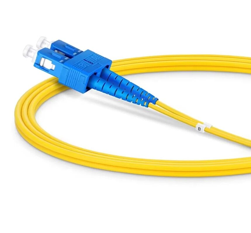 9/125μm Single-Mode Bending Insensitive Fiber Patch Cord with Low Insertion Loss for High-Density Data Centers