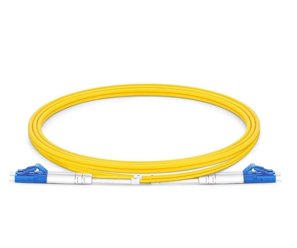 Fiber Optic Patch Cord with LC UPC Connectors for OS2 Single-Mode and 2.0mm Diameter Cable