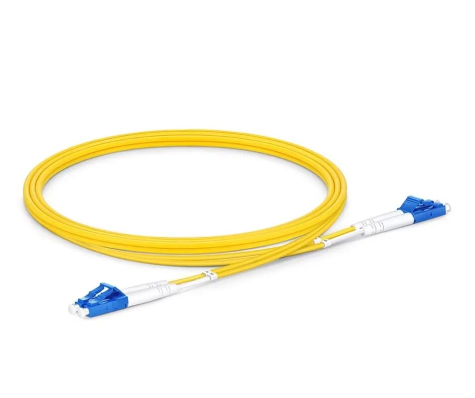 Fiber Optic Patch Cord with LC UPC Connectors for OS2 Single-Mode and 2.0mm Diameter Cable