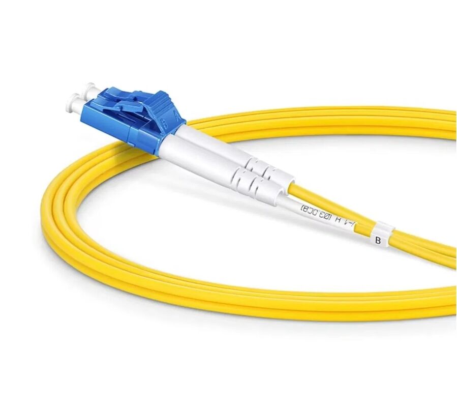 Fiber Optic Patch Cord with LC UPC Connectors for OS2 Single-Mode and 2.0mm Diameter Cable