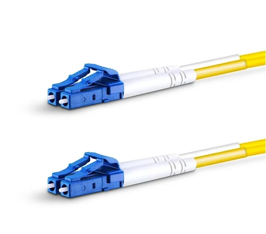 Fiber Optic Patch Cord with LC UPC Connectors for OS2 Single-Mode and 2.0mm Diameter Cable