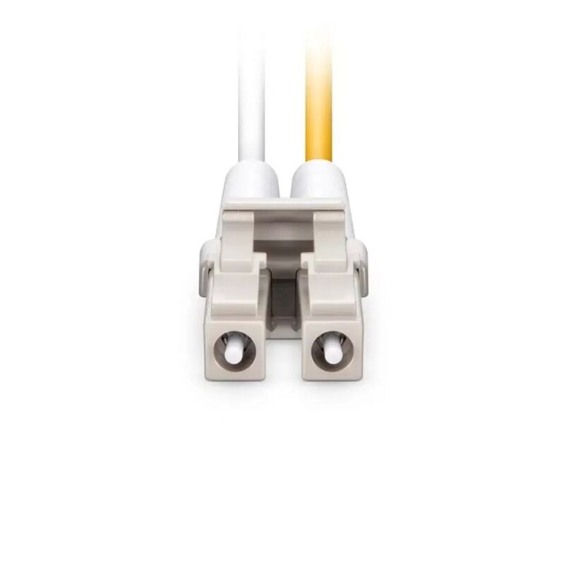 50/125μm OM2 Multimode Fiber Jumper with LC UPC Connectors and Low Insertion Loss for High-Density Cabling