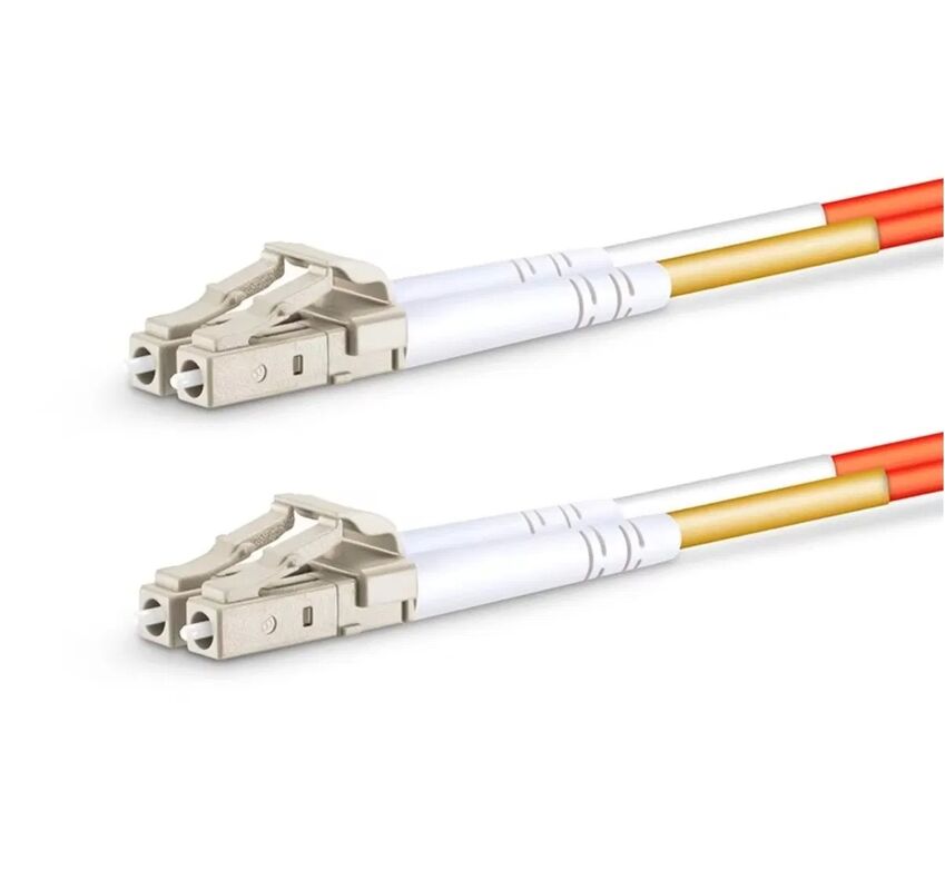 50/125μm OM2 Multimode Fiber Jumper with LC UPC Connectors and Low Insertion Loss for High-Density Cabling