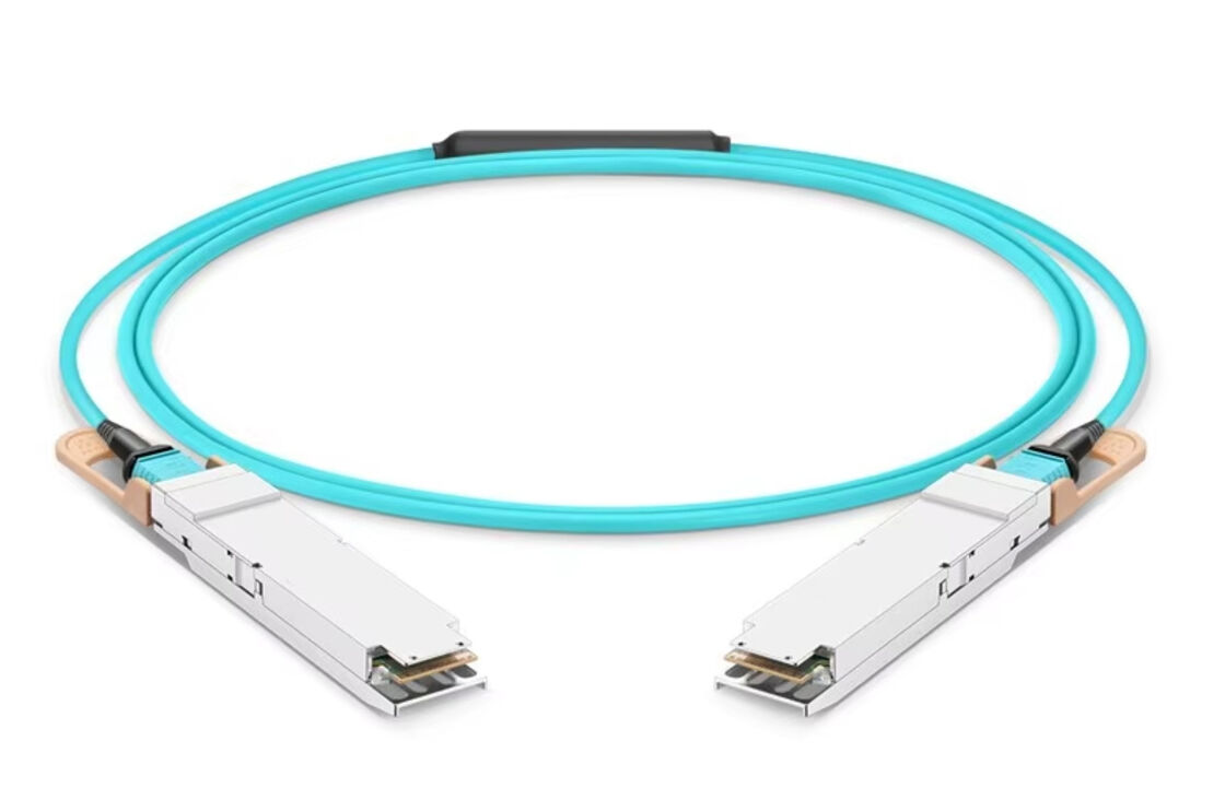 HZAS25Ax SFP28 AOC 25Gbps Active Optical Cable with 25.78125GB/s Hot-pluggable and Low Power Dissipation