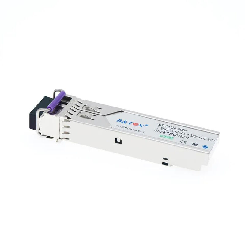 1.25Gbps 10km SFP Module with 1310/1490nm Wavelength for Bi-Directional Fiber Optic Transmission