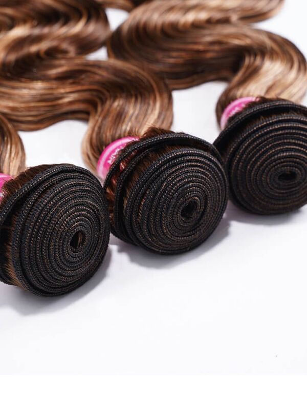 UNice Luxurious Honey Blonde Body Wave Human Hair Bundle - 100% Virgin Hair for Versatile Styling