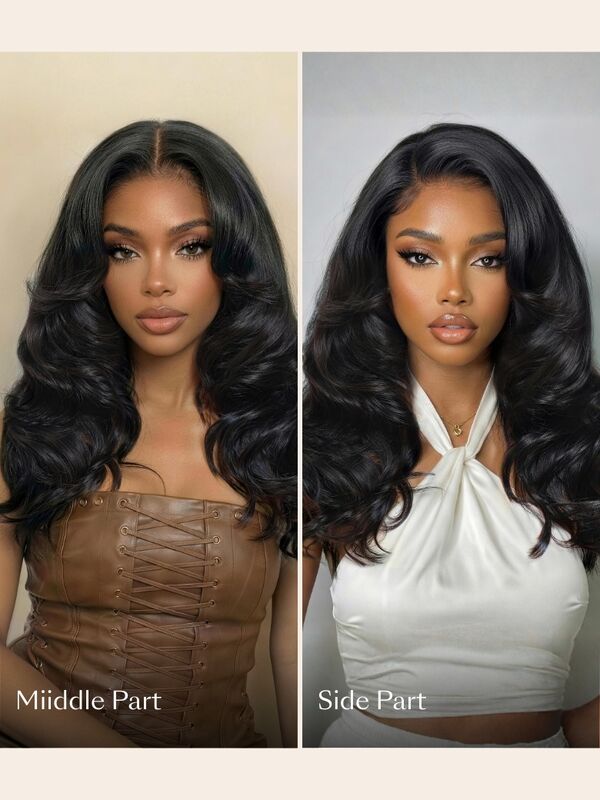 UNice 180% Density Human Hair Wig with 7x5 Lace Closure and Bye-Bye Slip™ for Natural Look