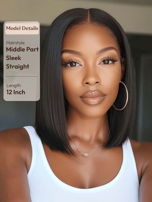 UNice 7x5 Bye-Bye Knots & 13x4 Pre-Everything Glueless Lace Front Human Hair Wig