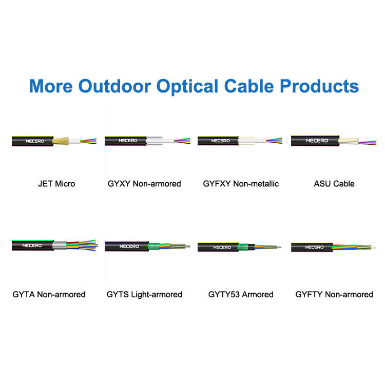 High Quality GYXTW Fiber Optical Cable 2-24 Core RoHS Compliant with 2km Length Per Roll