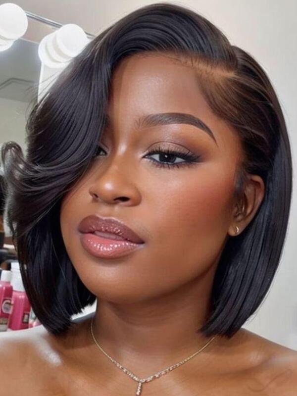 UNice 7x5 HD Lace Human Hair Wig with 150% Density and Invisible Drawstring for a Natural Look