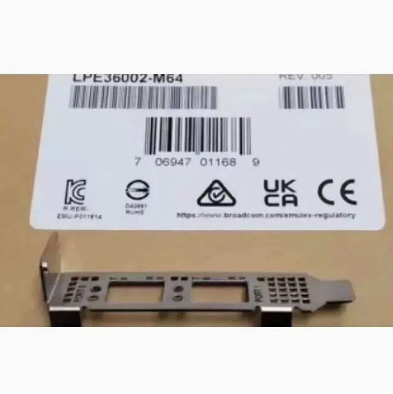 Broadcom Emulex LPE36002-M64 Dual-Port 64GB/s Gen7 Fibre Channel HBA with PCIe Gen4 x8 Interface
