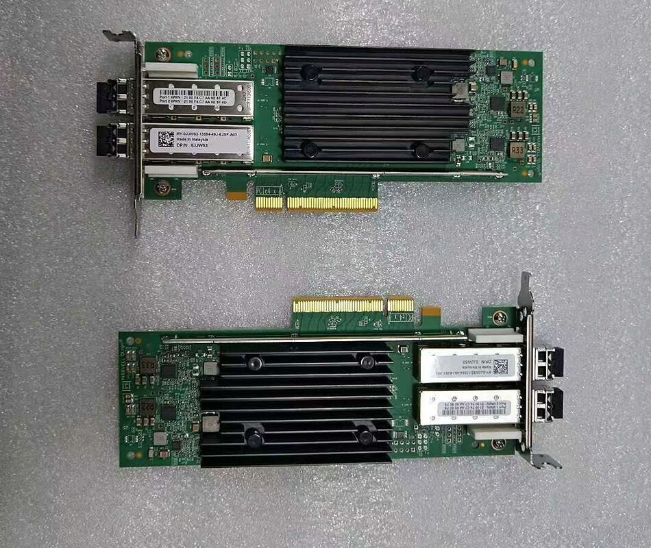 QLogic QLE2772-SR-SP 32Gbps Dual-Port SFP+ Fibre Channel HBA with PCIe 4.0 x8 Interface for Enterprise Storage