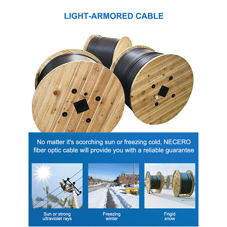 GYXTW 4 Core Single Mode Fiber Optic Cable - RoHS Certified Outdoor Optic Cable
