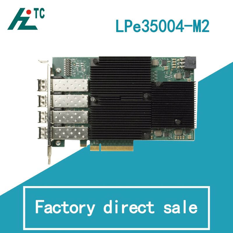 Professional Quad-Port 32GB/s Gen6 Fibre Channel Host Bus Adapter with PCIe Gen3 x16 Interface