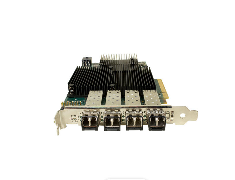 Professional Quad-Port 32GB/s Gen6 Fibre Channel Host Bus Adapter with PCIe Gen3 x16 Interface