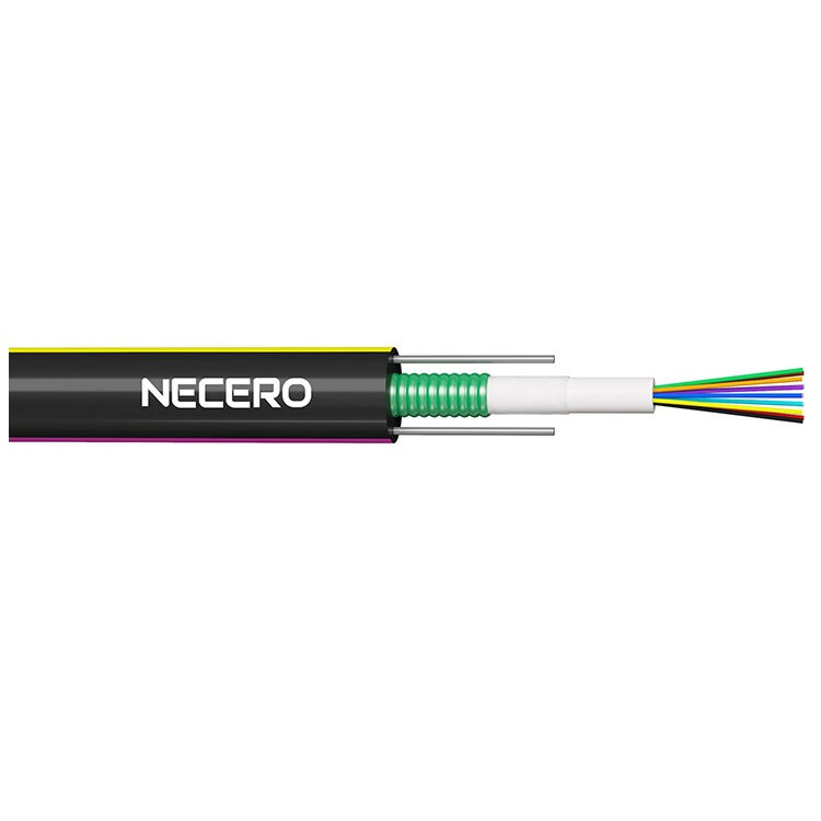 Outdoor Armored 6 Core Single Mode GYXTW Fiber Optic Cable for Durable and High-Performance Connectivity