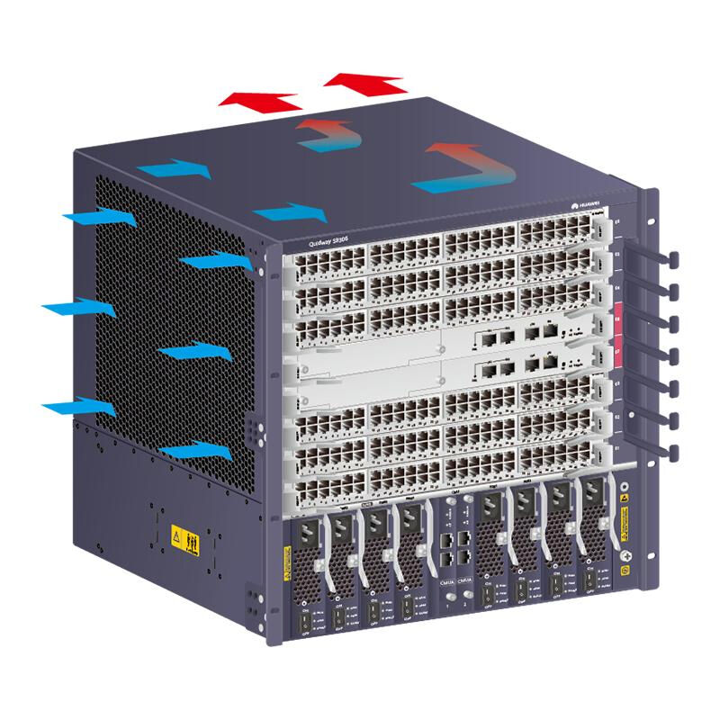 HW S9306 6 LPU Slots PoE Supported 10U High Chassis Network Ethernet Switch