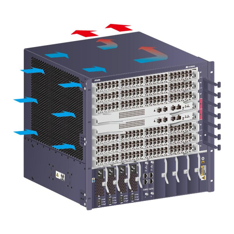 S9312E 12 LPU Slots 6 Power Slots PoE Supported Network Switch Chassis