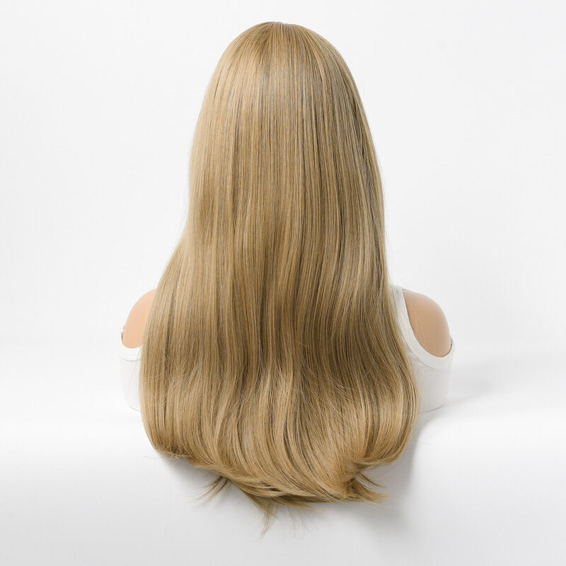 Long Length Multi-Color Full Lace Human Hair Wig with Heat Styling Compatibility