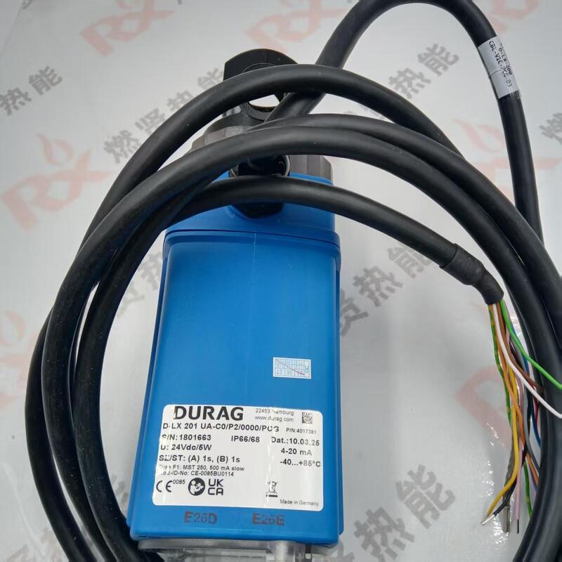 STOCK  D-LX 201 1G-CO/P2/0000/PCG Original German Durag Flame Detector  with AC Motor and Plastic Relay