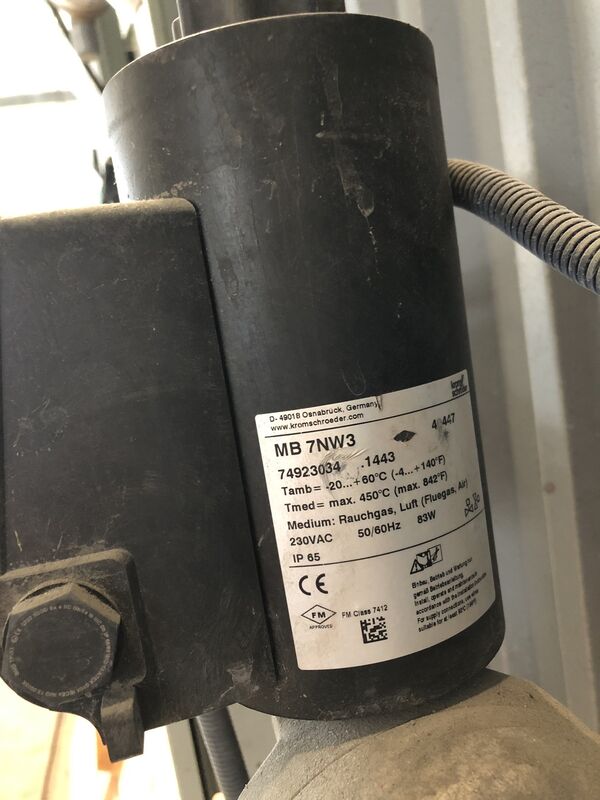 ShangHai RanXian MB 7NW3 Steel Motor Transformer Order No. 74923034 Used for KromSchroder