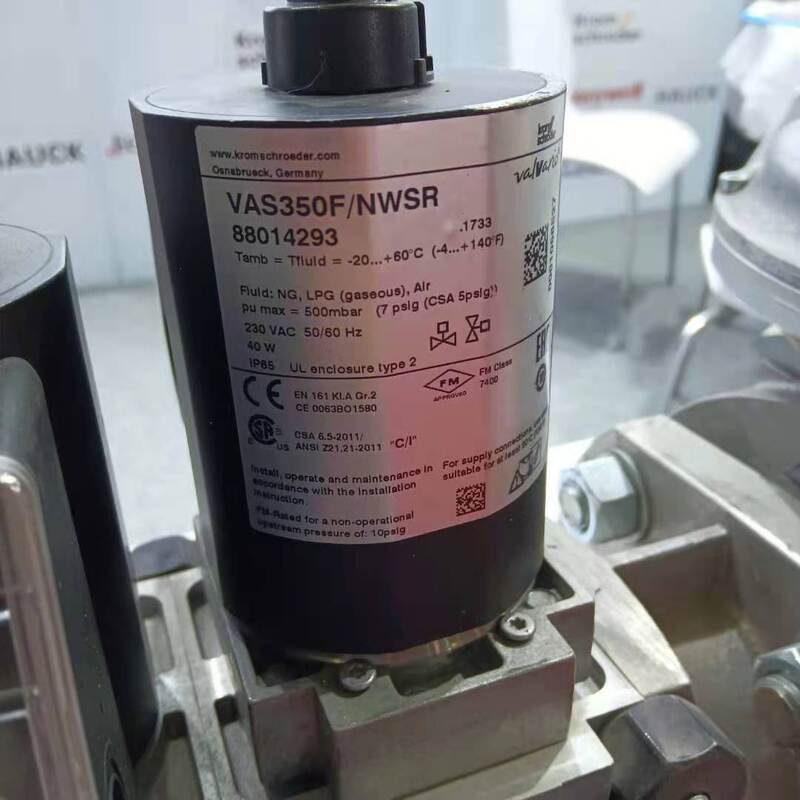 VAS350F/NWGR Kromschroder Hockard Gas Combination Solenoid Valve Metal for Boiler Parts in Stock  1 Year Warranty
