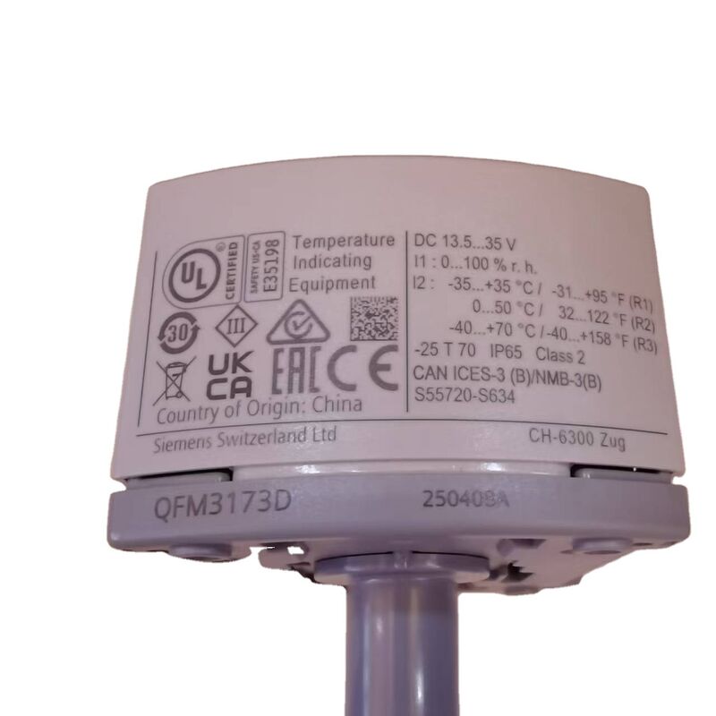 Siemens QFM3173D Air Duct Temperature and Humidity Sensor in Stock for Moisture Meters