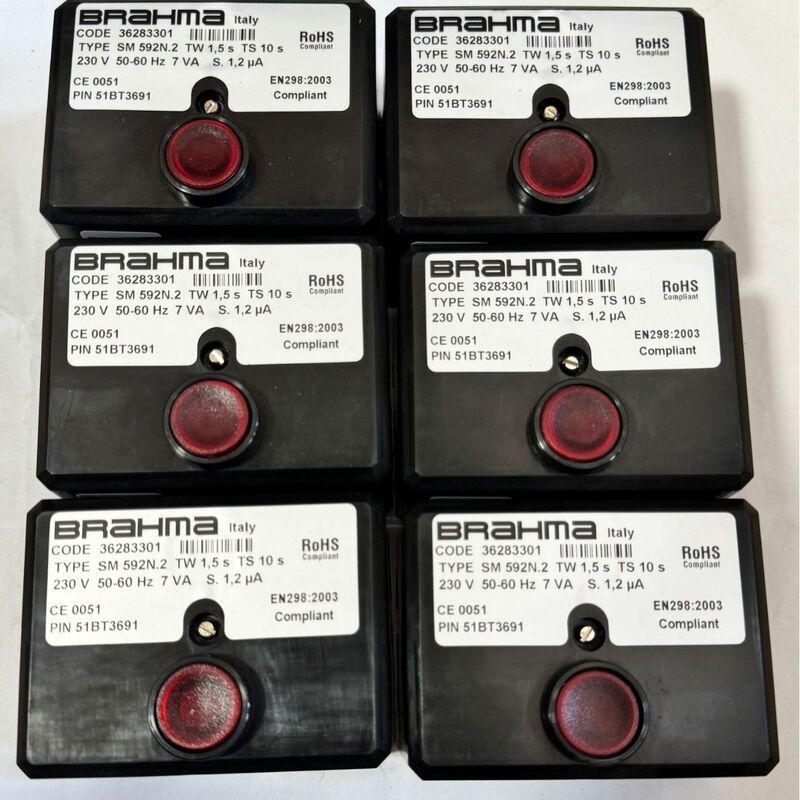ITALY  Brahma Panama SM 592N.2 36283301 SM152N.2 TW5S TW10S 230V 7VA Combustion Controller   Plant Oil Burner