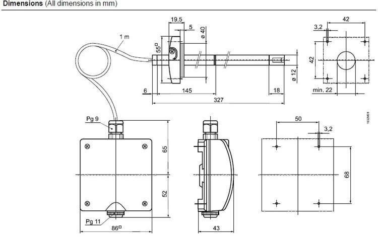 Germany SIEMENS Wind Speed Sensor Original New QVM62.1 Modbus Communication 1 I/O Spot Quick Release