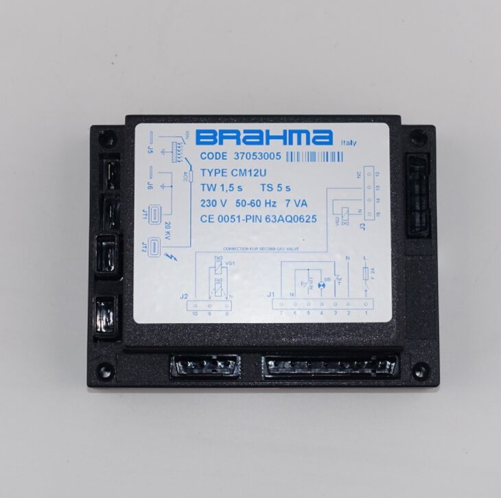 BRAHMA Italy Combustion Controller CM12U  DTEN31 Plastic 1 Year Warranty Original Brand New