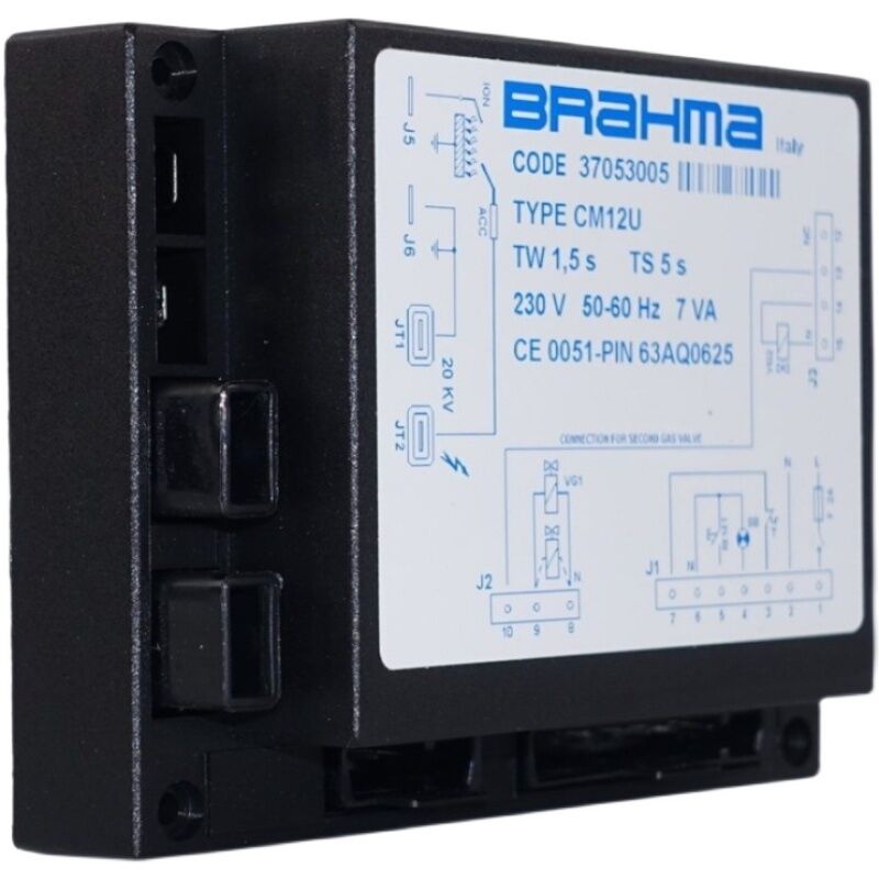 BRAHMA Italy Combustion Controller CM12U  DTEN31 Plastic 1 Year Warranty Original Brand New