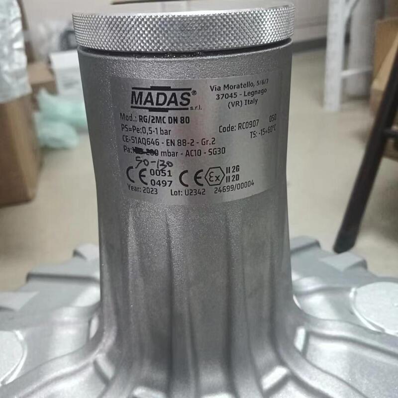 RG/2MC RC09 DN80 Gas Regulating Valve Reducing Valve  for MADAS  Sensor Stock