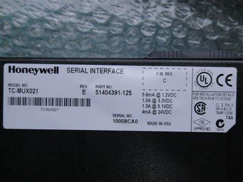 Honeywell Model TC-MUX021 PLC DCS CC 8C PKS PC SIS Ηλεκτρικές κάρτες Ελεγκτής καύσης Νέο και αρχικό απόθεμα 20