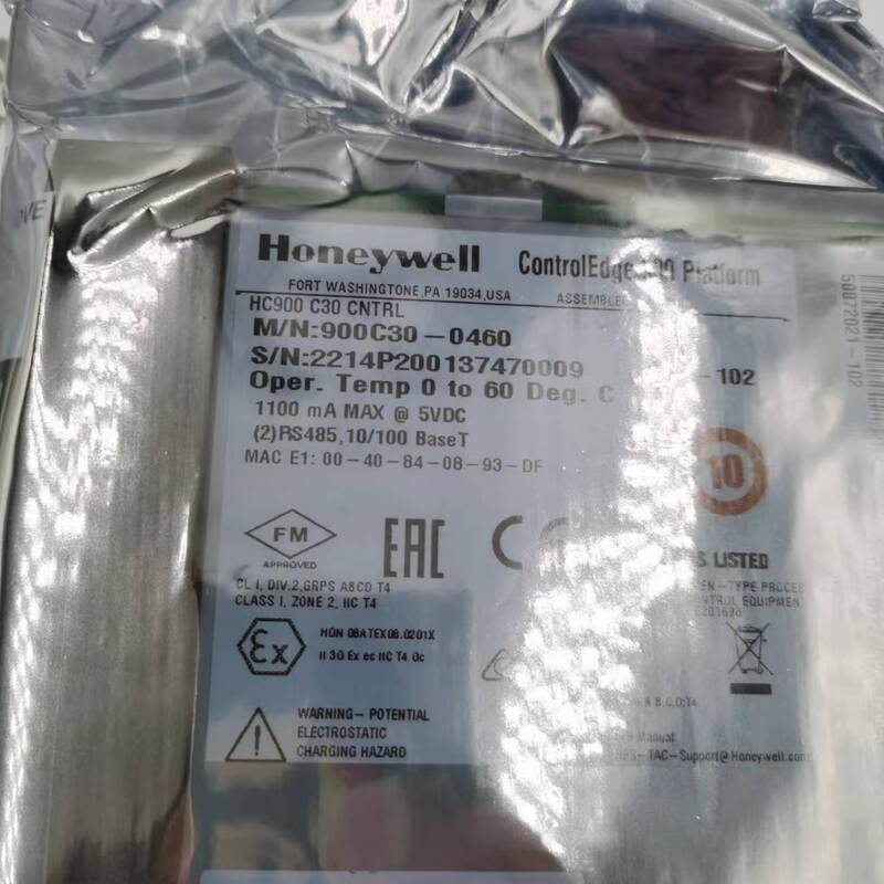 900C30-0360 900C30-0460 DCS SIS PLC System Analog Eingabekarte HC900 für den Honeywell Spot 20