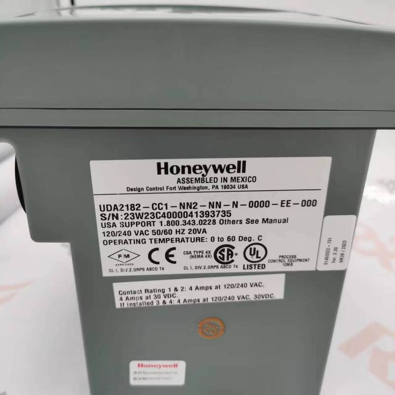 Αναλυτής αγωγιμότητας Honeywell PH UDA2182 Αναλυτής διαλύσεως αγωγιμότητας Itch Universal STOCK 20 CO2 O2