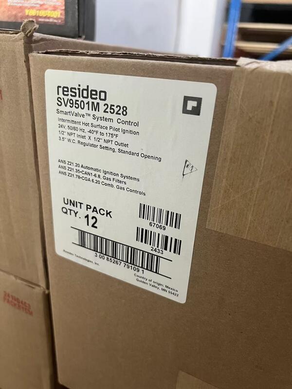 Resideo SV9501M2528 SV9601M4225 Αεροσυστατική βαλβίδα θερμού λέβητα νερού Μέρος για Honeywell