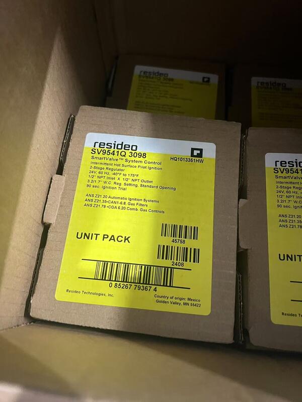 Resideo SV9541Q3098   Gas Solenoid Valve Hot Water Boiler Part for Honeywell STOCK for Restaurants